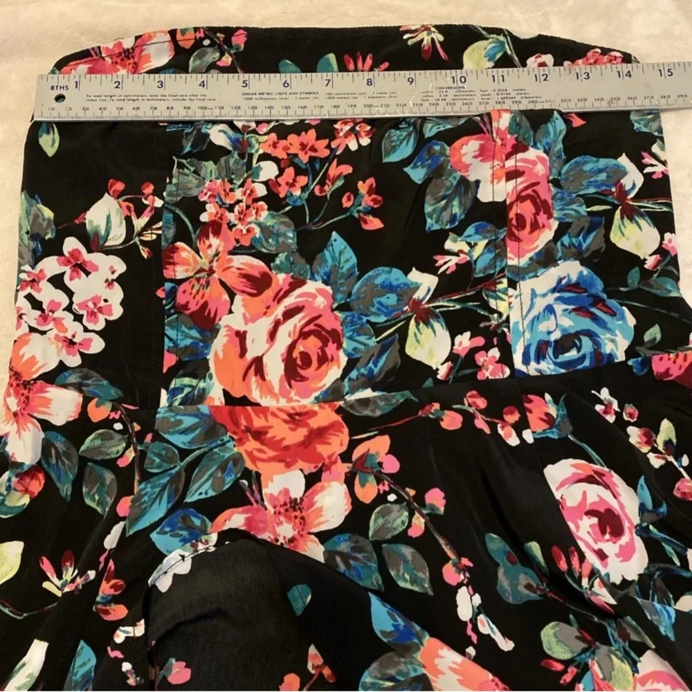 Express Strapless Dress with Floral Print - Picture 10 of 12